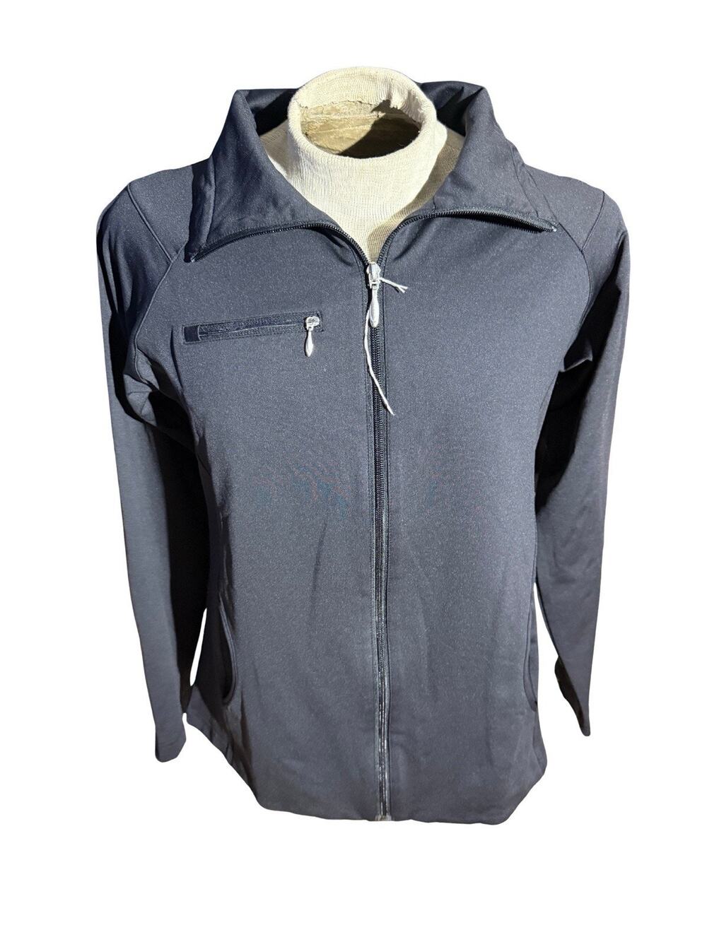 Straight Down women’s Jacket XL Black Full Zip Golf Performance Hooded Softshell
